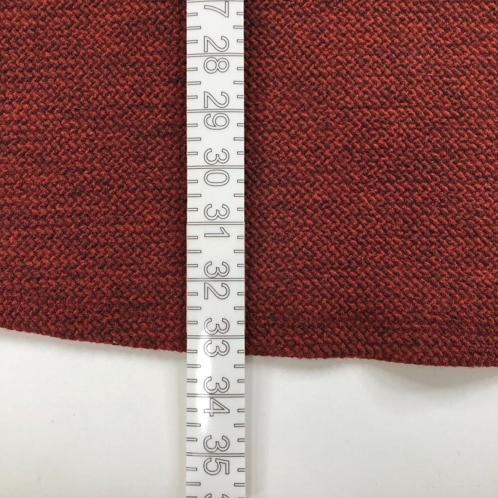 Everly Medium A-Line Mock Neck Women's Pullover Sweater Burnt Orange MINT - Picture 4 of 13